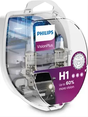 Bec incandescent PHILIPS Vision Plus H1 12V 12258VPS2