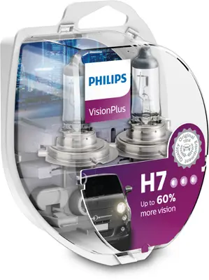 Bec incandescent PHILIPS Vision Plus H7 12V 12972VPS2