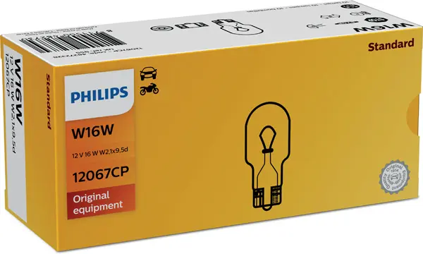 Bec incandescent PHILIPS W16W 12V 12067CP