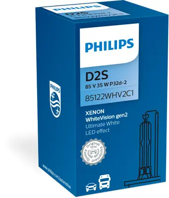 Bec incandescent PHILIPS Xenon White Vision gen 2 D2S 85V 85122WHV2C1