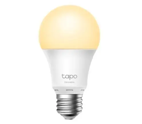 Bec inteligent LED TP-LINK Tapo L520E, 800lm, 8.7W, E27, Wi-Fi, intensitate reglabila, control prin smartphone cu aplicatia TAPO