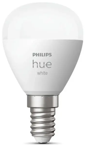 Bec inteligent Philips - HUE White, LED, 5.7W, E14, P45, dimmer
