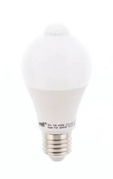 bec led cu senzor pir a60 10w lumina naturala well