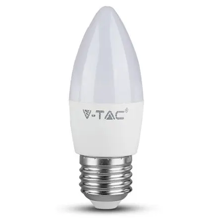 Bec LED E27 4.5W 4500K alb neutru V-TAC SKU-2143431