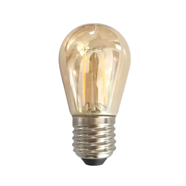 Bec LED Filament Amber E27/2W/200LM/2500K ST45 - Default Title