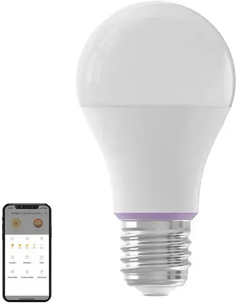 Bec LED inteligent Yeelight W4 Lite YLQDP-0012, Wi-Fi, E27, 9W (Alb)