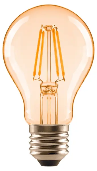 Bec LED Osram - Classic Filament Gold, E27, A50, 2400K, 650 lm