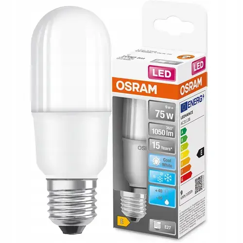 Bec LED, OSRAM, E27, 10W, 4000K, 1050lm, Clasa E, Alb