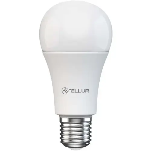 Bec LED RGB inteligent Tellur TLL331341, Wi-Fi, dimabil, E27, 9W, 820 lm