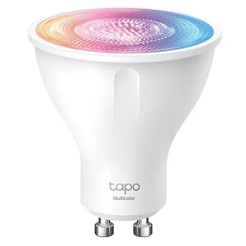 Bec LED RGB inteligent TP-Link Tapo L630, Wi-Fi, GU10, 3.7W, 350 lm, lumina alba si colorata (2200-6500K) compatibil Amazon Alexa/Google Assistant