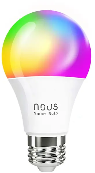 bec led rgb smart nous p3, e27, control din aplicatie