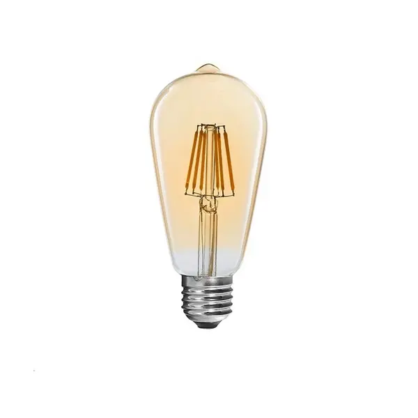 Bec LED ST64 4W 3000K E27 chihlimbar 6.4x6.4x14.7 cm