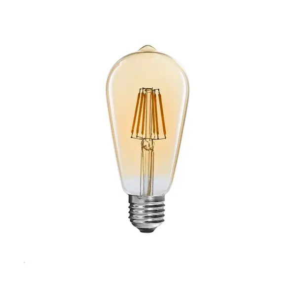 Bec LED ST64 4W 3000K E27 chihlimbar 6.4x6.4x14.7 cm