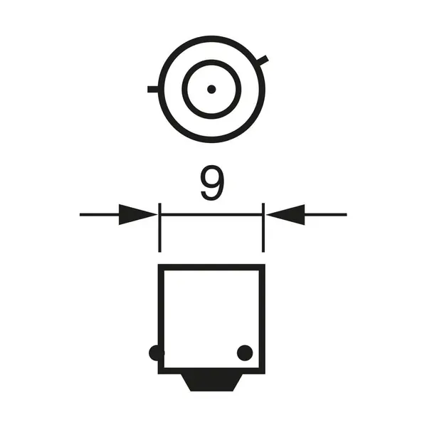 Bec, semnalizator BOSCH 1 987 302 809