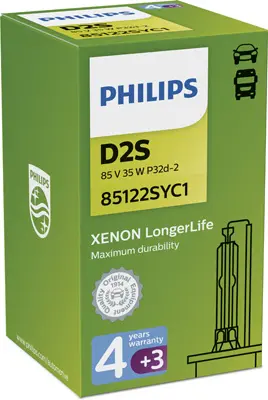 Bec Xenon PHILIPS Longer Life D2S 85V 85122SYC1