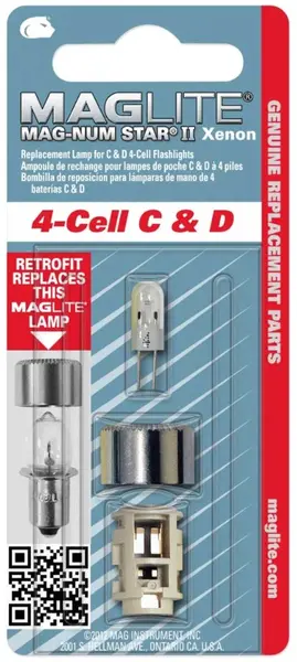 Becuri Maglite - 4-Cell C & D, xenon