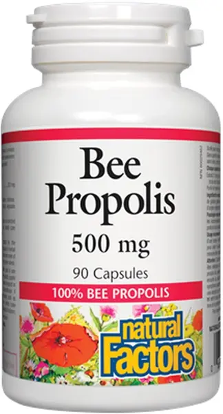 Bee Propolis, 500 mg, 90 capsule, Natural Factors