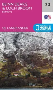 Beinn Dearg & Loch Broom, Ben Wyvis. February 2016 ed, Sheet Map/Ordnance Survey