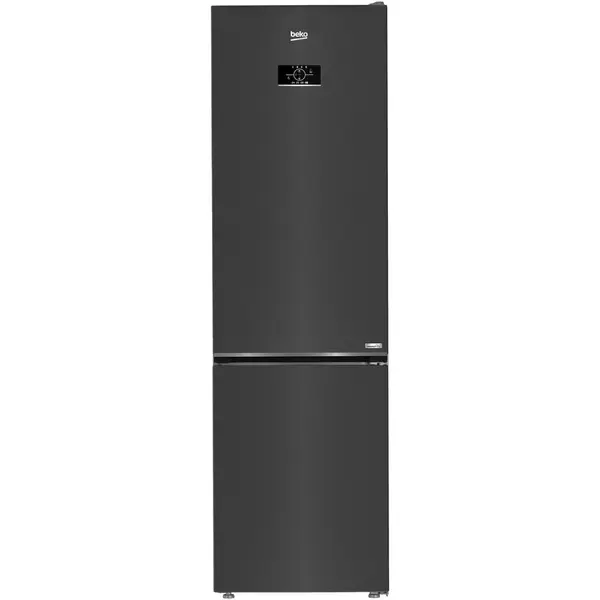 Beko Combina frigorifica Beko B3RCNA404HXBR1, 355L, Clasa E, H 203.5 cm, Dark inox