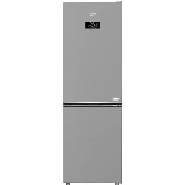 Beko Combina frigorifica Beko B5RCNA365HXB, No Frost, 316 L, H 186.5 cm, Clasa D, argintiu