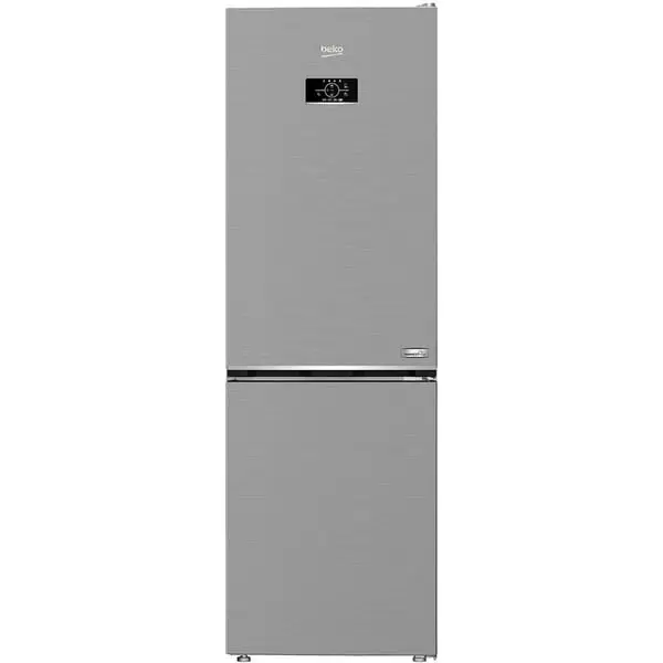 Beko Combina frigorifica BEKO B5RCNA366HXB1, No Frost, 316 l, H 186 cm, Clasa C, argintiu