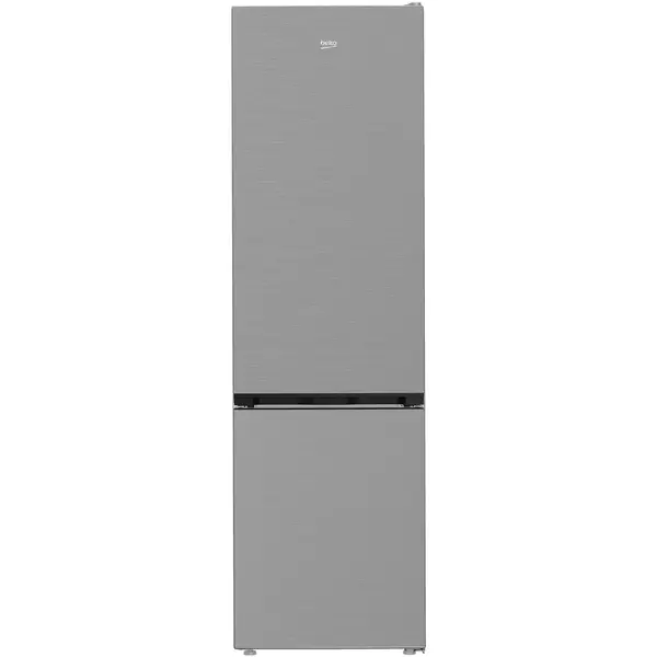 Beko Combina frigorifica BEKO B5RCNA416HXB, No Frost, 415 l, H 203.5 cm, Clasa C, HarvestFresh, AeroFlow, inox, Argintiu