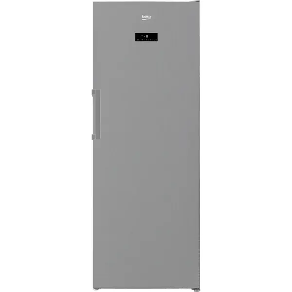 Beko Congelator Beko RFNE448E41XB, 404 l, Clasa E, No Frost, Display LED, H 191.2 cm, Argintiu