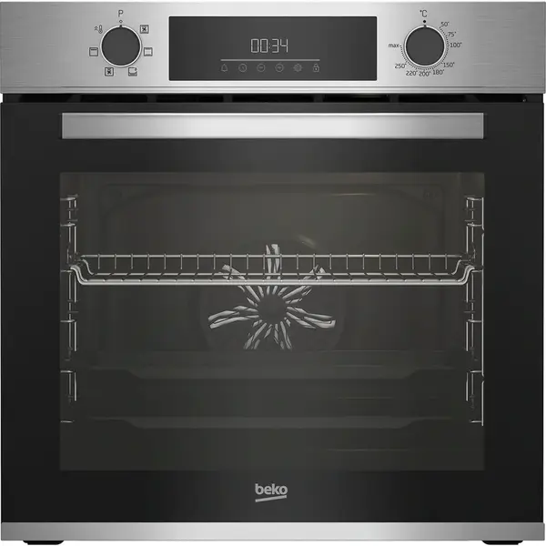 Beko Cuptor incorporabil Beko BBIE12300XD, Electric, 72 l, Grill, SteamShine Cleaning, Timer, Clasa A, Inox