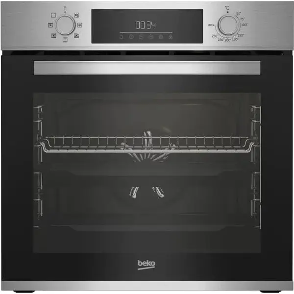 Beko Cuptor incorporabil Beko BBIM12300XM, Electric, Multifunctional, 71 l, Clasa A, Autocuratare catalitica, AEROperfect, Multifunctional, 8 Functii, Clasa A, 3D Cooking, SteamShine Cleaning, Inox