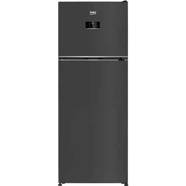 Beko Frigider cu doua usi Beko B5RDNE504LXBR, 477L, Clasa E, H 185 cm, Dark Inox