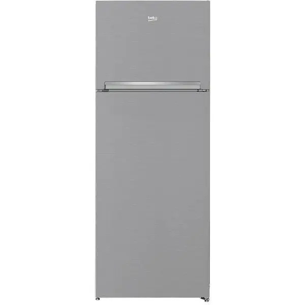 Beko Frigider cu doua usi BEKO RDNE455K40XBN, No Frost, 406 l, H 185 cm, Clasa E, argintiu