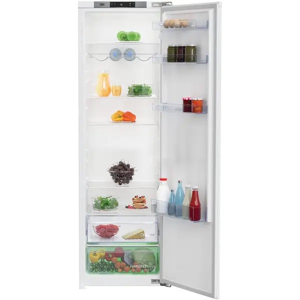Beko Frigider incorporabila Beko BSSA315E4FN, 309 l, Clasa D, HarvestFresh, Door open buzzer,Dairy, Display touch control, H 177.5 cm, Alb