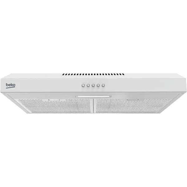 Beko Hota traditionala Beko HNS61222NAW, Putere de absorbtie 201 mc/h, 1 motor, 59.5 cm, Alb
