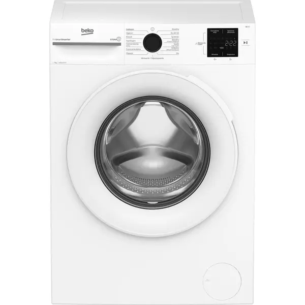 Beko Mașină de spălat Beko BM1WFU37225WW, 1400rpm, 8 kg, clasa energetica B, latime 60 cm, Alb