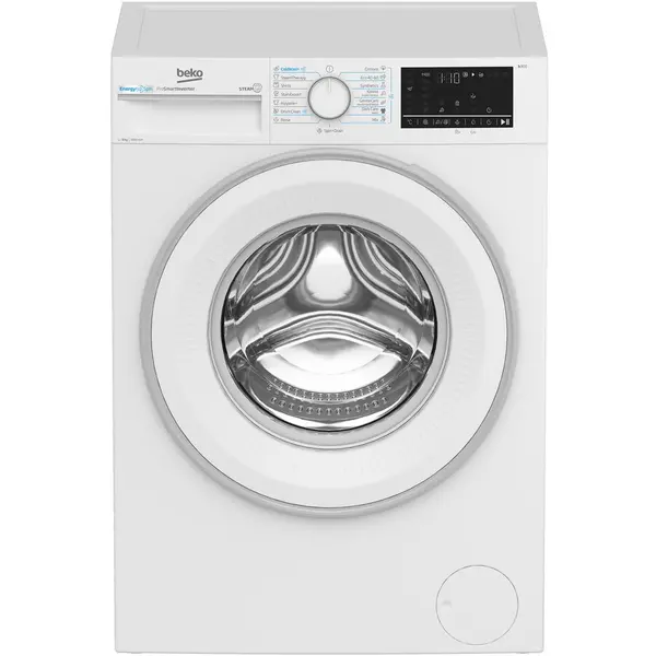Beko Masina de spalat rufe Beko B3WFU48415WWES, 8 kg, 1400 RPM, Clasa A, SteamCure, AddXtra, Motor ProSmart Inverter, AutoClean Detergent Drawer, Alb
