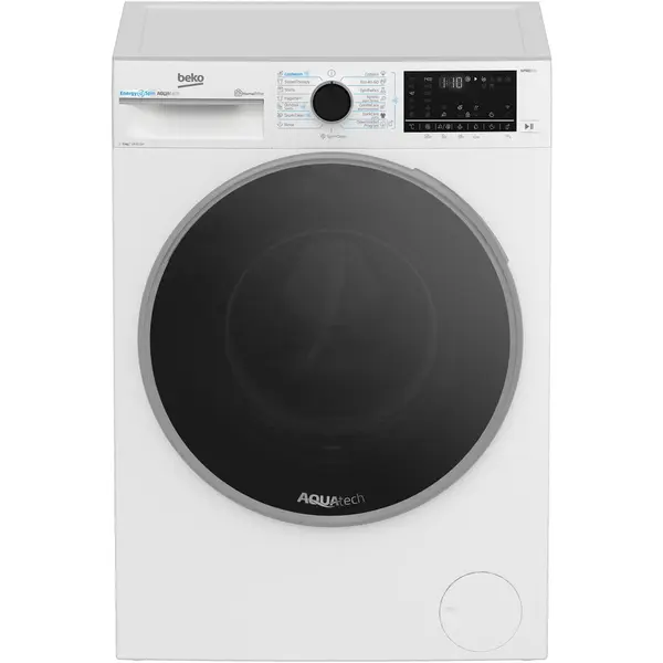 Beko Masina de spalat rufe Beko B7WFU69418WB2ES, 9 kg, 15 programe, 1400 RPM, Clasa A, EnergySpin, Child Lock, Alb