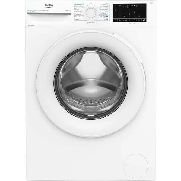 Beko Masina de spalat rufe Beko BM3WFU47415WW, 7 kg, 1400 RPM, Clasa A, Motor ProSmart Inverter, Recycled Tub, Hygiene+, SteamCure, AddXtra, Alb