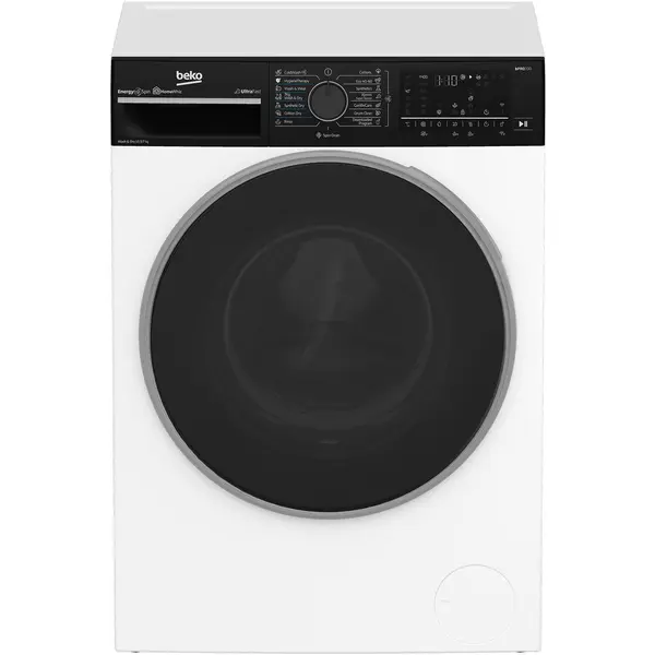 Beko Masina de spalat rufe cu uscator Beko B7DFT6105447WBPBES, Clasa D, SteamCure, 10.5/7 kg, 1400rpm, HomeWhiz, Alb