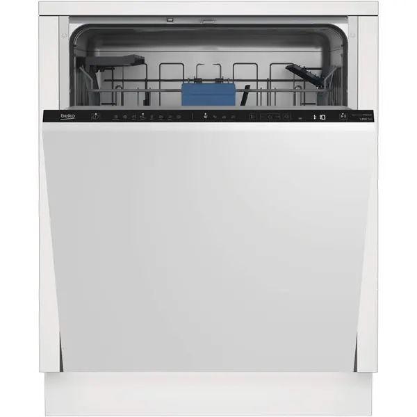 Beko Masina de spalat vase incorporabila Beko BDIN384D0C, 14 seturi, 8 programe, HygieneIntense, AutoDoor Opening, Quick&Shine, Clasa C, 60 cm, Alb