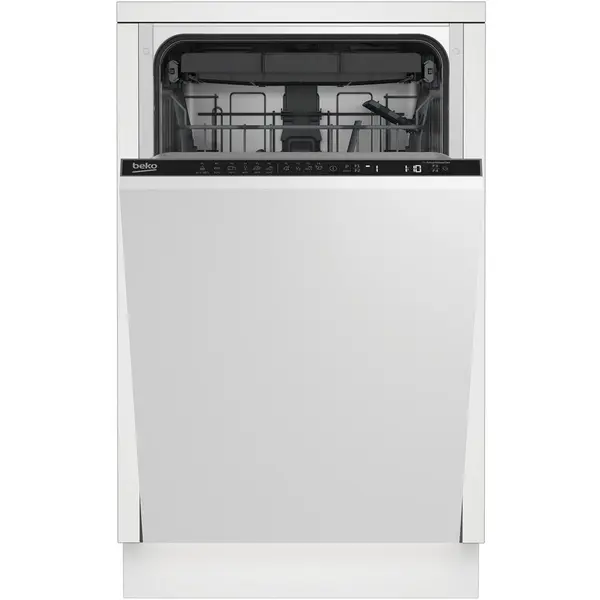 Beko Masina de spalat vase incorporabila Beko BDIS35030, 10 seturi, 6 programe, 45 cm, Clasa D, SteamGloss, AquaIntense