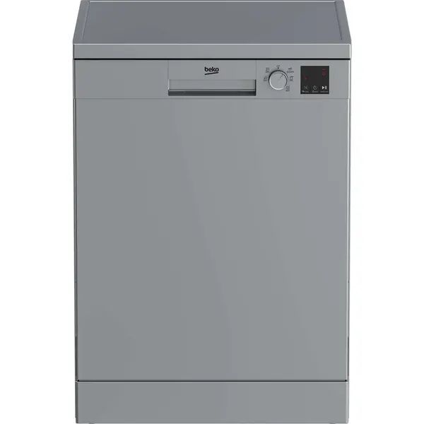 Beko Masina de spalat vase indepedenta Beko DVN05320S, 13 seturi, 5 programe, Clasa E, 60 cm, argintiu