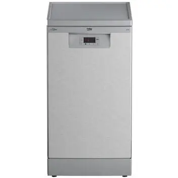 Beko Masina de spalat vase independenta Beko BDFS15020X, 10 seturi, 5 programe, Clasa E, 45 cm, alb
