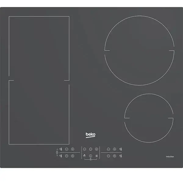 Beko Plita incorporabila BEKO HII64200FMTZG, inductie, 4 arzatoare, Touch control, gri