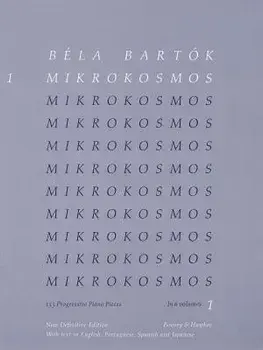 Bela Bartok - Mikrokosmos Volume 1 (Blue): 153 Progressive Piano Pieces, Paperback/Bela Bartok