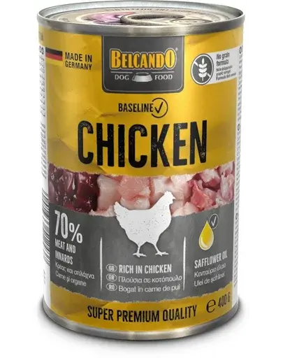 BELCANDO Baseline hrana cu pui pentru caini 400g