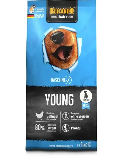 BELCANDO Baseline Young Hrana uscata catei peste 4 luni 1 kg