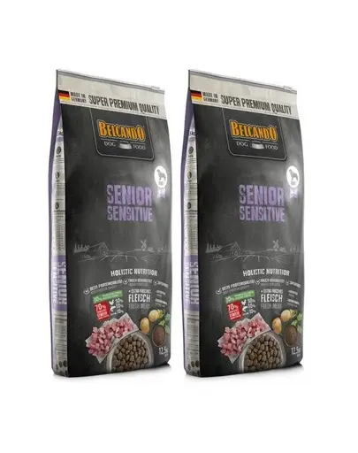 BELCANDO Senior Sensitive hrana uscata pentru caini mai batrani, talie M-XL 25 kg (2 x 12.5 kg)