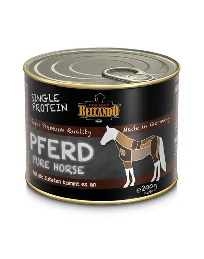BELCANDO Single Protein hrana umeda pentru caini, cu carne de cal, 200 g