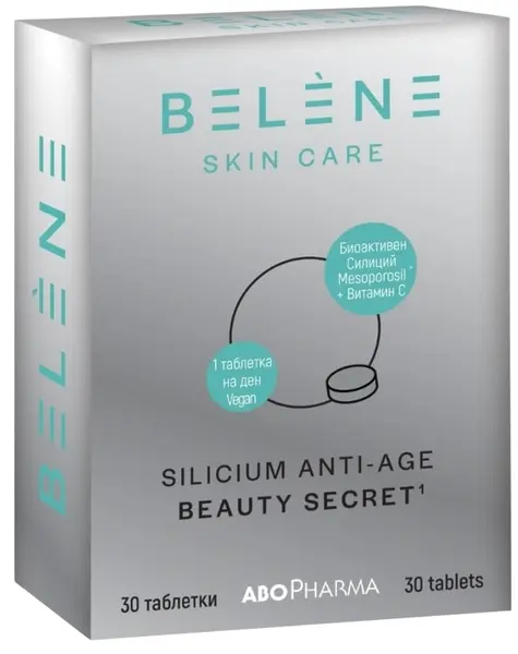 Belene Siliciu Anti-Age Beauty Secret, 30 tablete, Abo Pharma