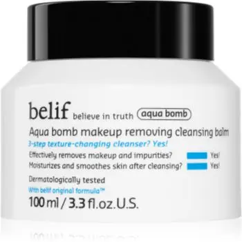 belif Aqua Bomb Makeup Removing Cleansing Balm lotiune de curatare cu efect de hidratare
